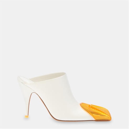 OFF WHITE - Kids' Lunar Heeled Mules