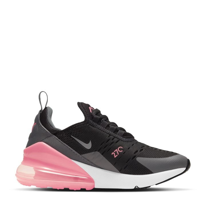 Nike Girls Black Air Max 270 Big Kids' Shoes Size 4