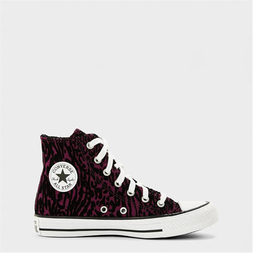 Converse - Kids' Chuck Print Canvas High-Top Trainers