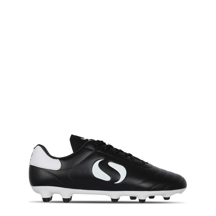Sondico Boys Black Strike Firm Ground Football Boots Juniors Size 6.5