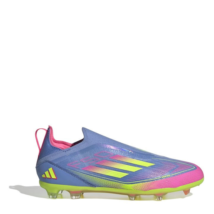 Adidas Boys Multi F50 Elite Laceless Firm Ground Boots Childrens C12