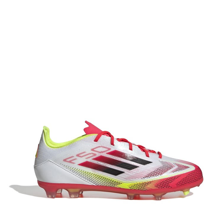 adidas F50 Elite Childrens Firm Ground Football Boots - White