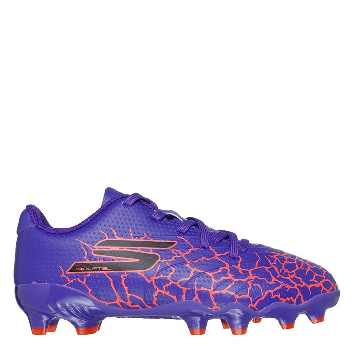 Skechers Boys Purple Jr Crib Fg Firm Ground Football Boots C10