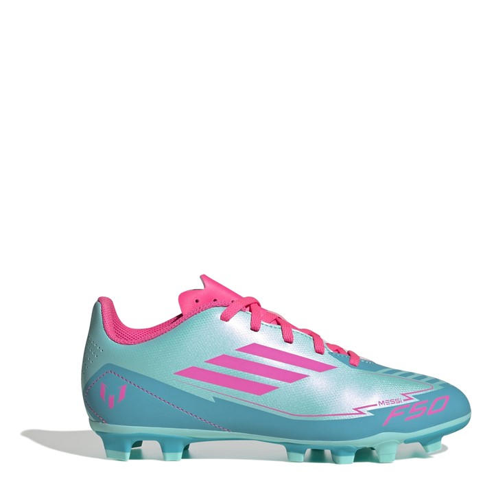 Adidas Boys Blue F50 Club Childrens Firm Ground Football Boots C11