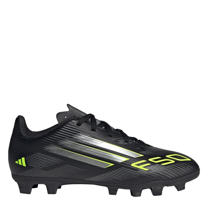 Adidas Boys Black F50 Messi Club Childrens Firm Ground Football Boots C10
