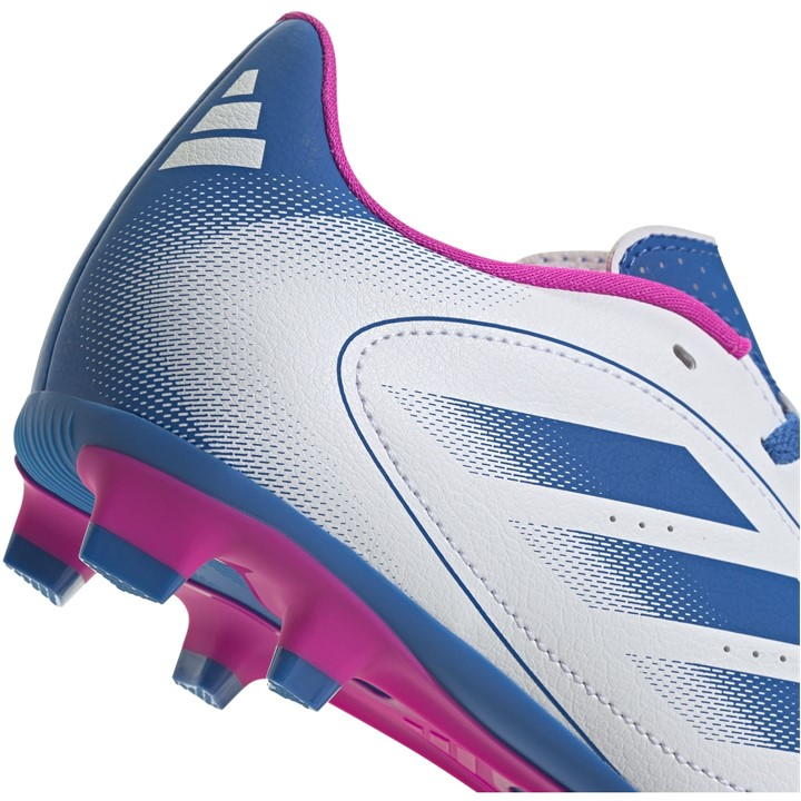 White/Blue/Pink - adidas - Goletto VIII Juniors Firm Ground Football Boots