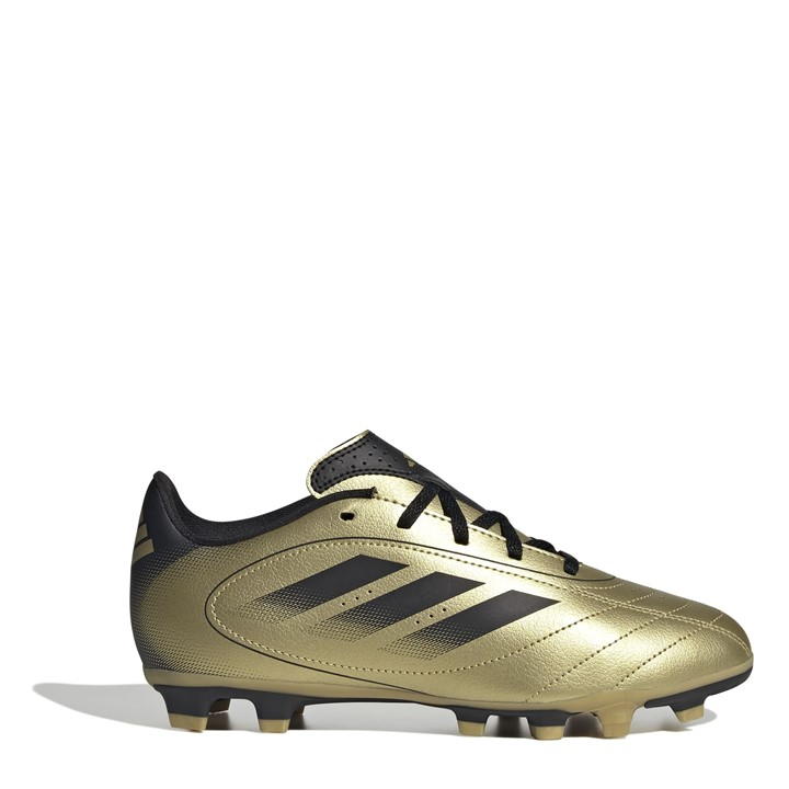 Gold/Black - adidas - Goletto VIII Juniors Firm Ground Football Boots