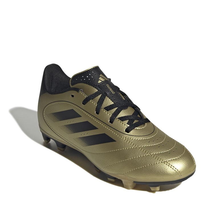 Gold/Black - adidas - Goletto VIII Juniors Firm Ground Football Boots
