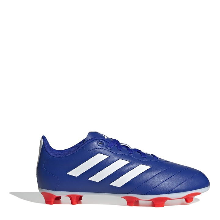 Blue/Wht/Red - adidas - Goletto VIII Juniors Firm Ground Football Boots