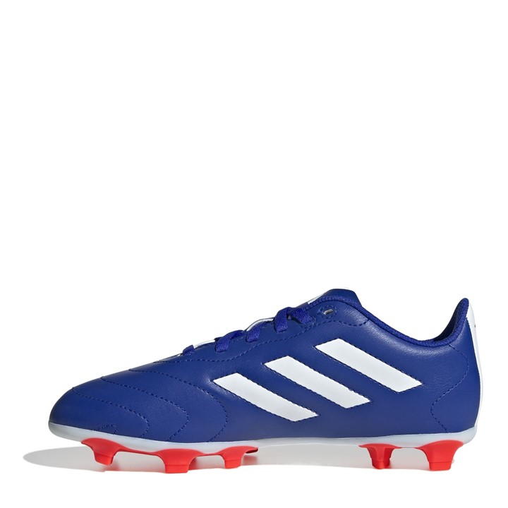 Blue/Wht/Red - adidas - Goletto VIII Juniors Firm Ground Football Boots