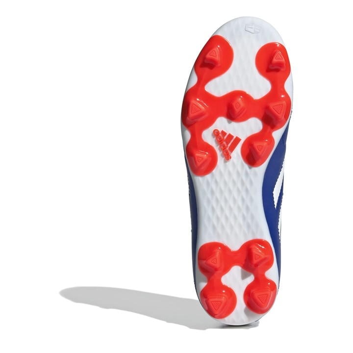 Blue/Wht/Red - adidas - Goletto VIII Juniors Firm Ground Football Boots