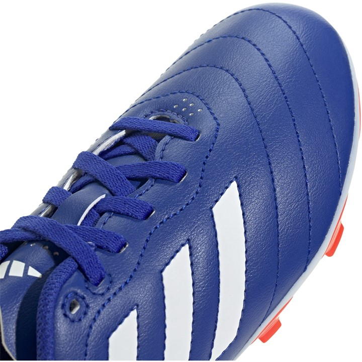 Blue/Wht/Red - adidas - Goletto VIII Juniors Firm Ground Football Boots