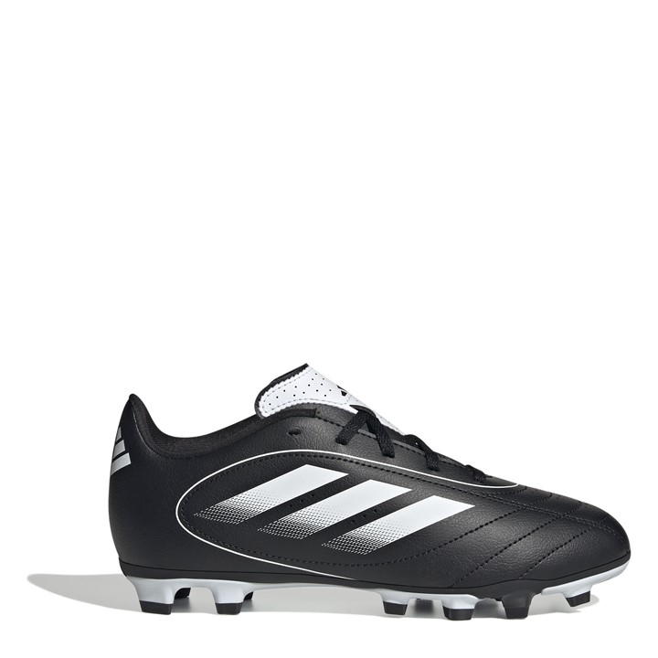Black/White - adidas - Goletto VIII Juniors Firm Ground Football Boots