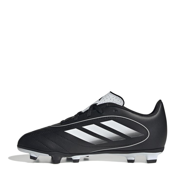 Black/White - adidas - Goletto VIII Juniors Firm Ground Football Boots