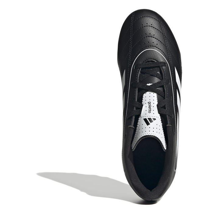 Black/White - adidas - Goletto VIII Juniors Firm Ground Football Boots