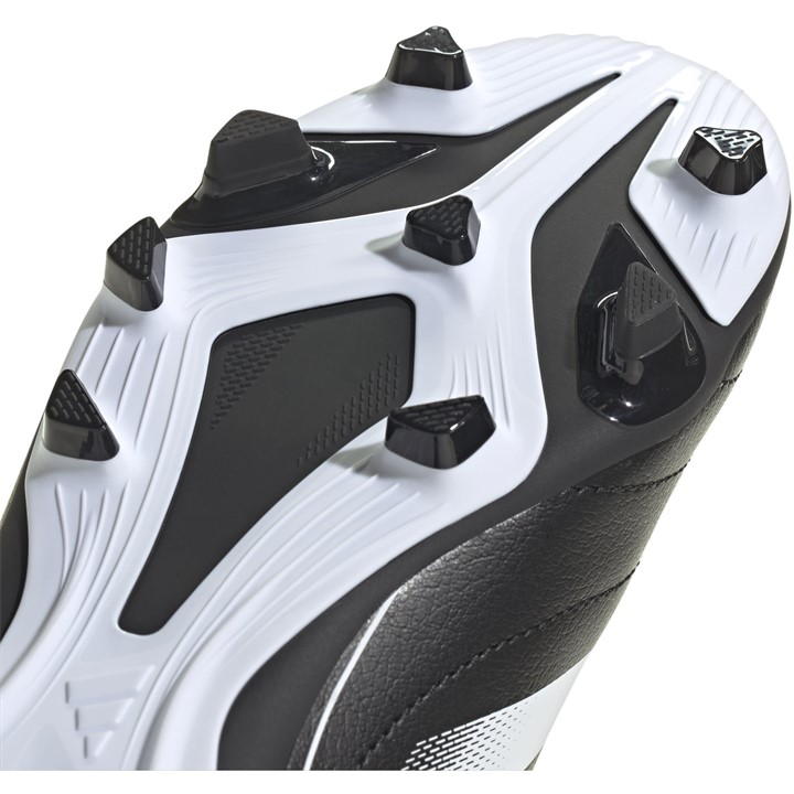Black/White - adidas - Goletto VIII Juniors Firm Ground Football Boots
