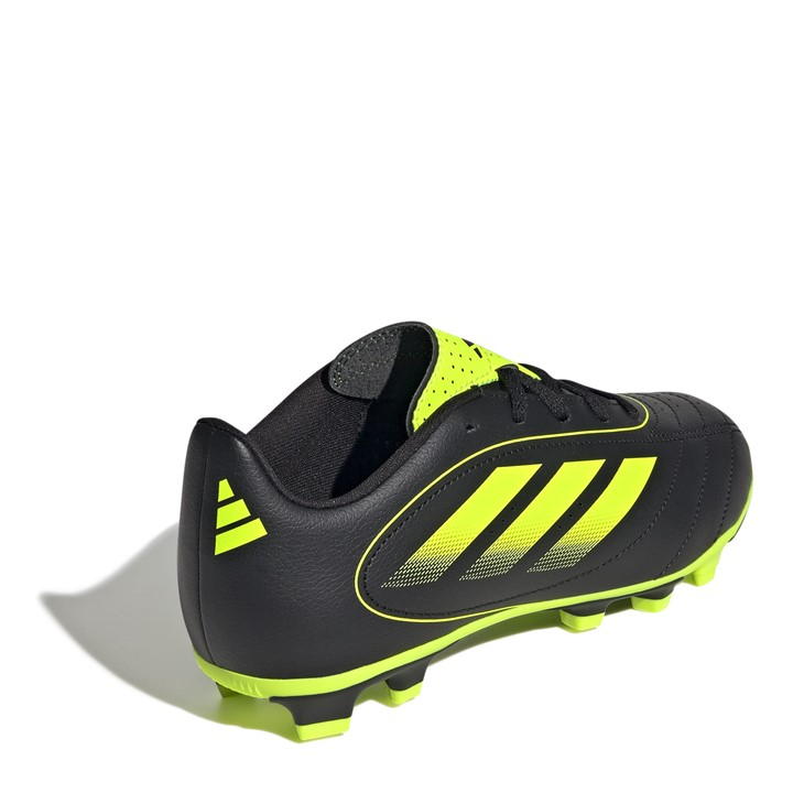 Black/Lemon - adidas - Goletto VIII Juniors Firm Ground Football Boots