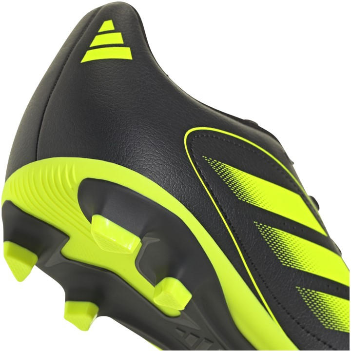 Black/Lemon - adidas - Goletto VIII Juniors Firm Ground Football Boots