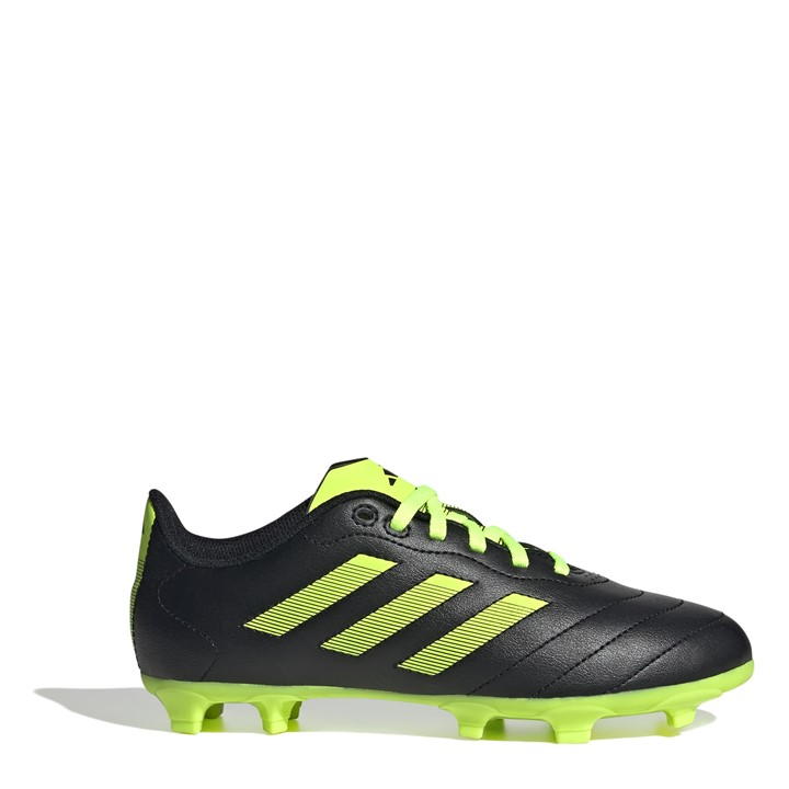 Core Black/Lem - adidas - Goletto VIII Juniors Firm Ground Football Boots
