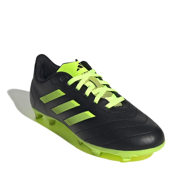 Core Black/Lem - adidas - Goletto VIII Juniors Firm Ground Football Boots