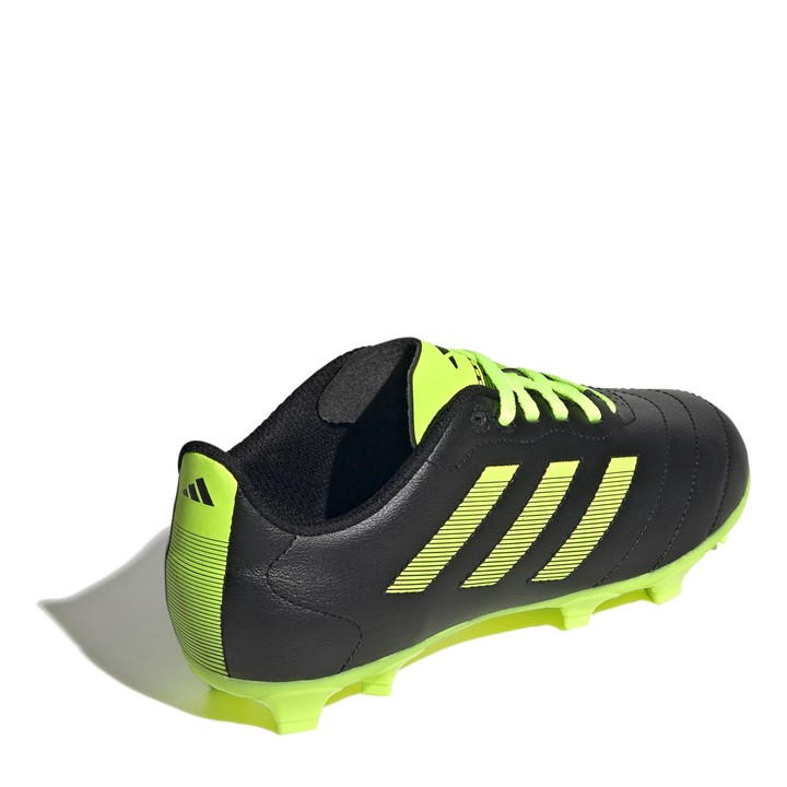 Core Black/Lem - adidas - Goletto VIII Juniors Firm Ground Football Boots