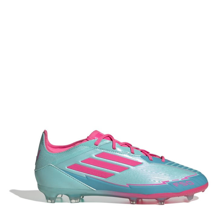 Adidas Boys Blue F50 Elite Juniors Firm Ground Football Boots Size 5.5