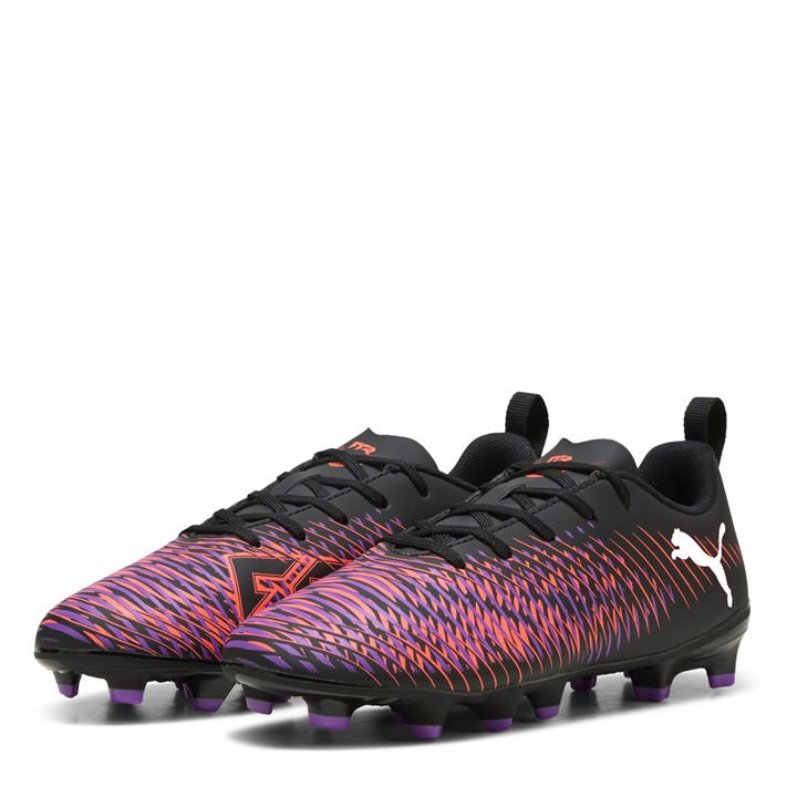 Puma Boys Black Future 8 Play Juniors Artificial Ground Football Boots Size 5