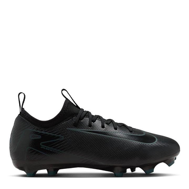 Nike Boys Black Zoom Mercurial Vapor 16 Juniors Firm Ground Football Boots Size 4