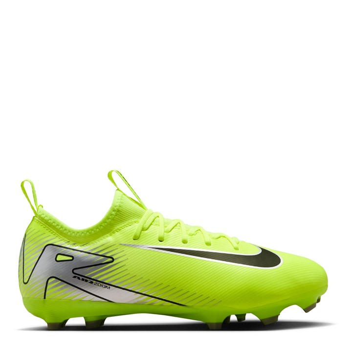 Nike Boys Green Zoom Mercurial Vapor 16 Juniors Firm Ground Football Boots Size 5