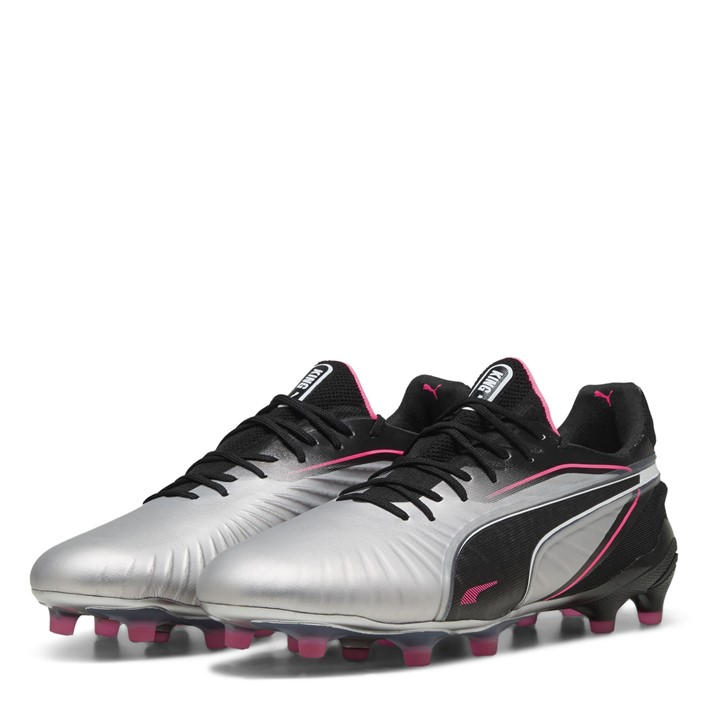 Puma Boys Silver King Ultimate Firm Ground Football Boots Juniors