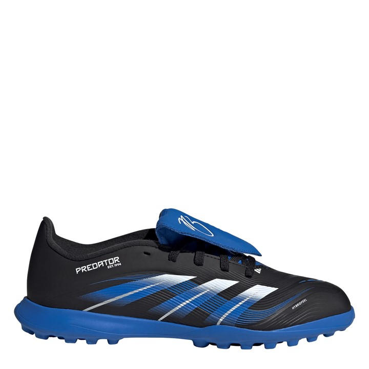 Adidas Boys Black Predator League Jude Bellingham Fold-Over Tongue Turf Football Boots Kid’s