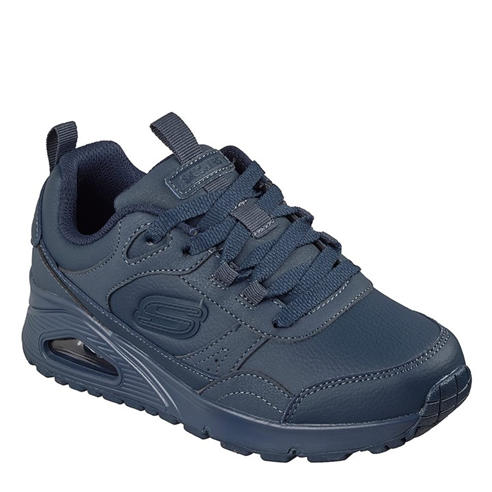 Skechers - Monochromatic Lace Up Sneaker W Ove Court Trainers Boys