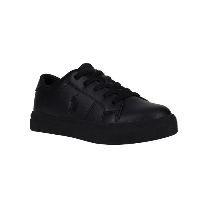 Polo Ralph Lauren Boys Black Sutton Low Trainers Juniors Size 6