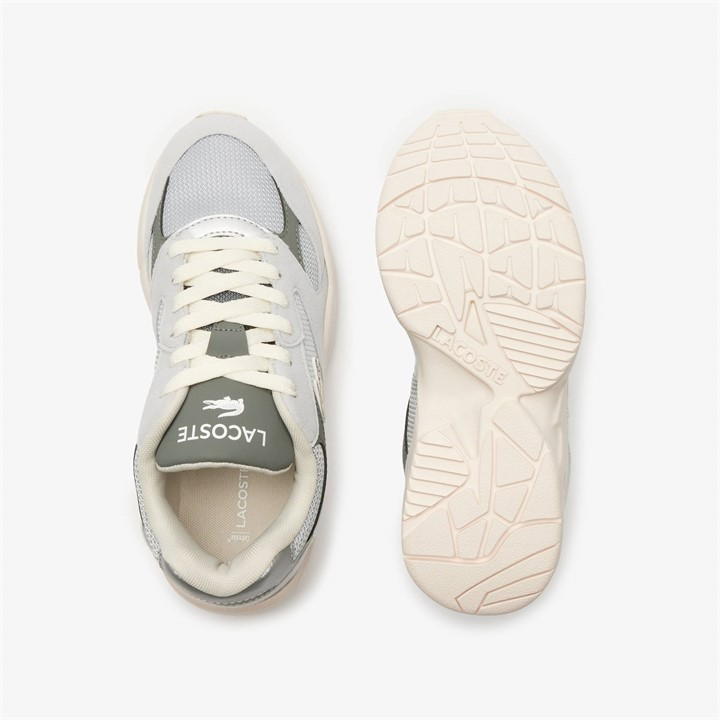 Black/White 454 - Lacoste - Storm 96 Low Trainers Juniors