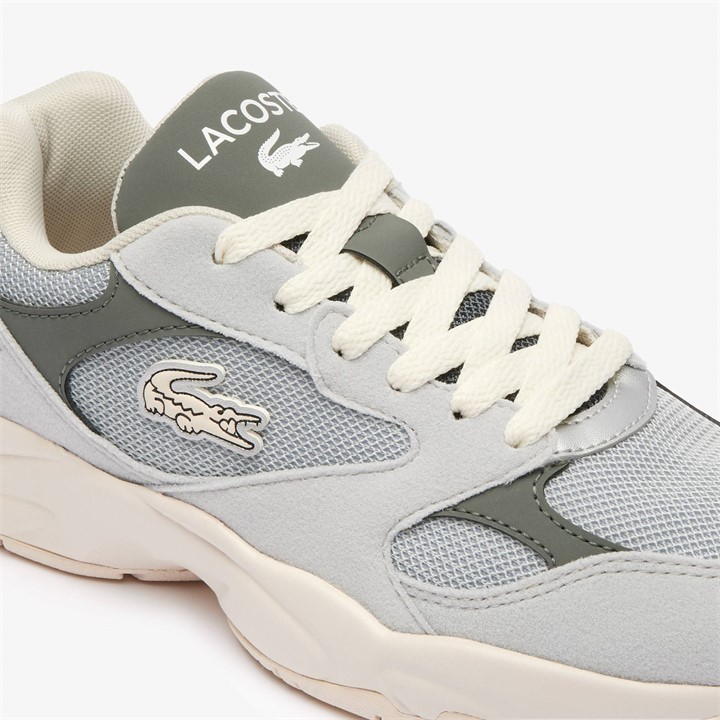 Black/White 454 - Lacoste - Storm 96 Low Trainers Juniors