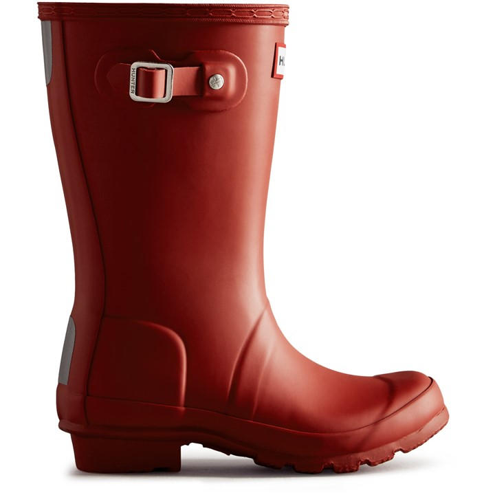 Hunter Boys Red Original Wellies Juniors Size 4