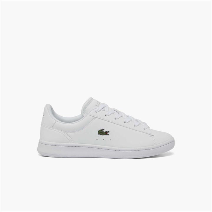 Lacoste Boys White Carnaby Pro Trainers Junior C13