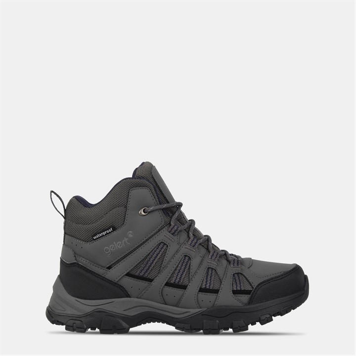 Gelert Boys Grey Horizon Mid Waterproof Juniors Walking Boots Size 5.5