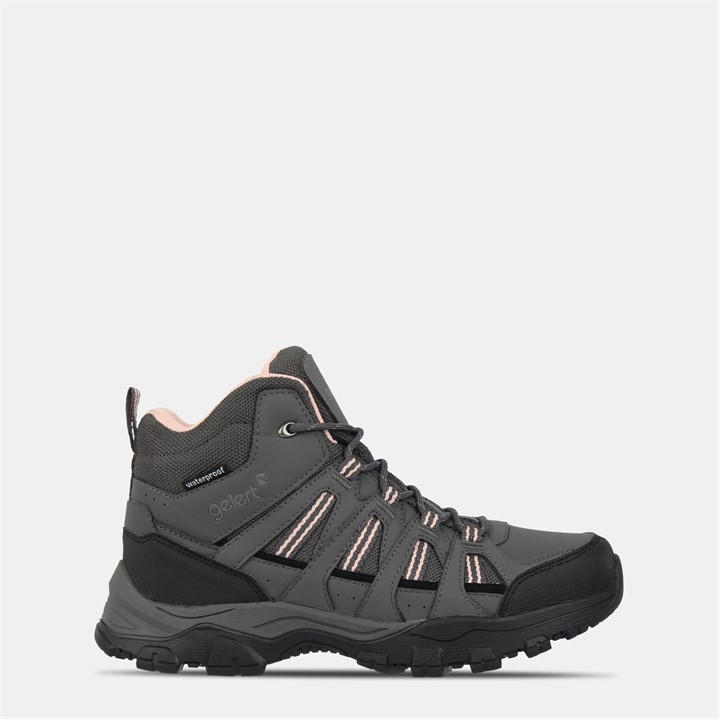 Gelert Boys Grey Horizon Mid Waterproof Juniors Walking Boots Size 5.5