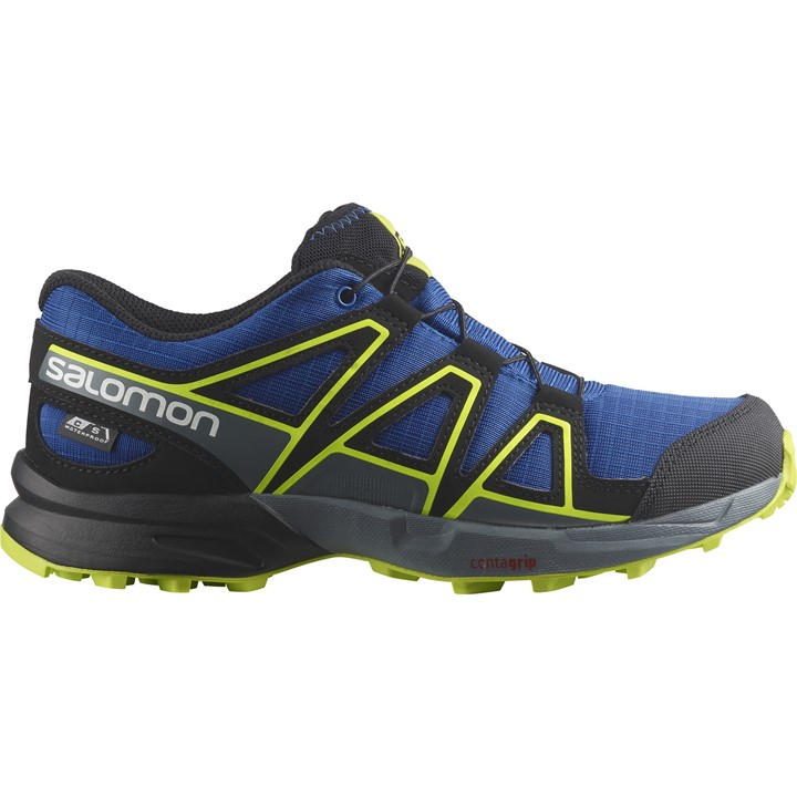 Salomon Boys Blue Waterproof Size 5