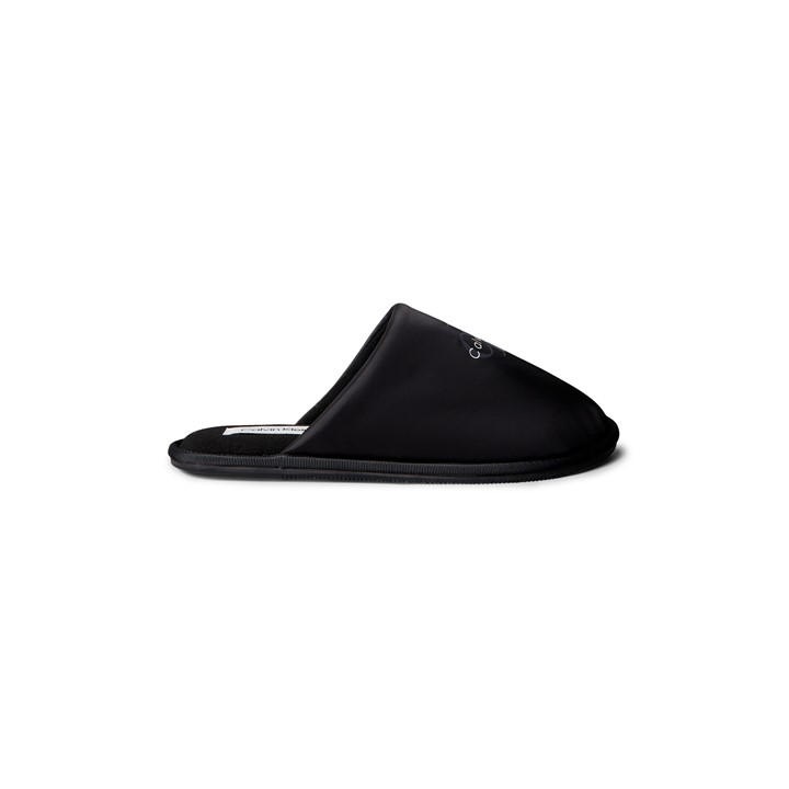 Calvin Klein Men's Black Ck L Mono Mule Slipp Sn54