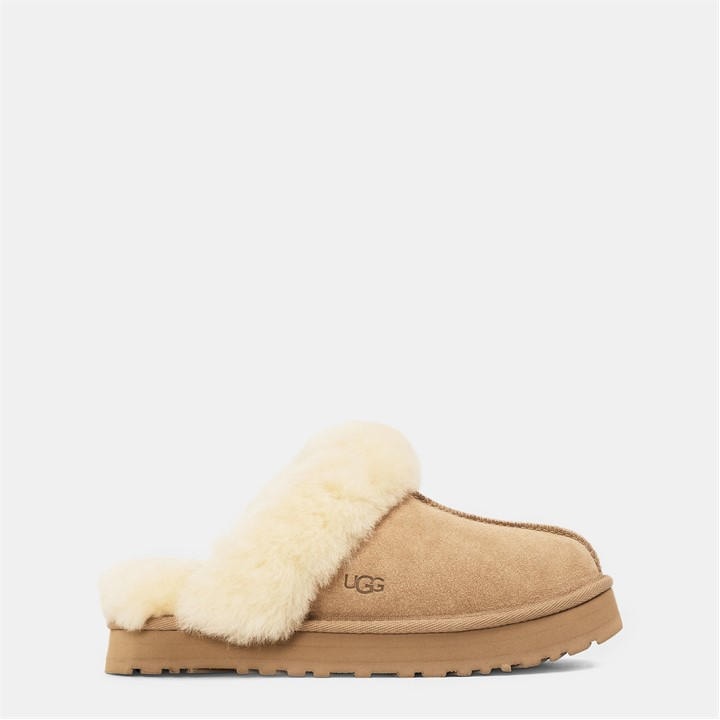 Ugg Unisex Kids Beige Disquette Size 2