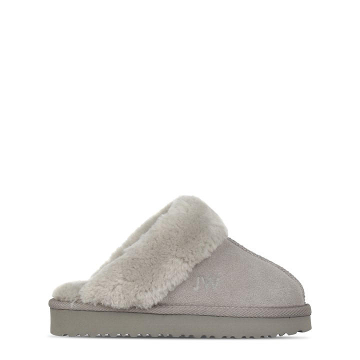 Jack Wills Mule Slipper - Grey