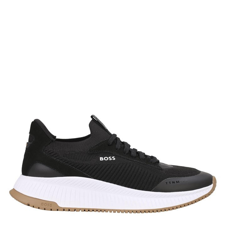 Boss Mens Black Ttnm Evo Trainers - Size 10