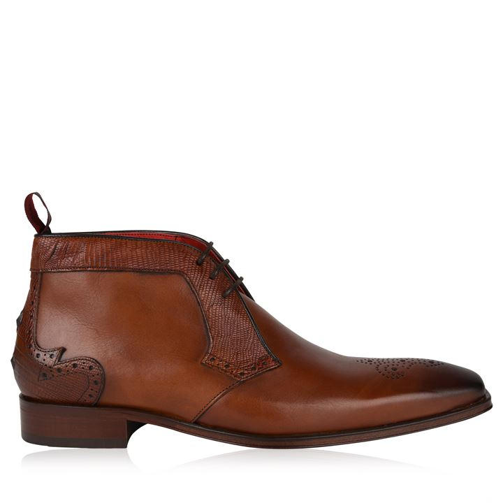 Jeffery West Carface Chukka Boots In White