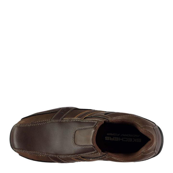 Brown - Skechers - Marter Casual Slip On Shoes Mens