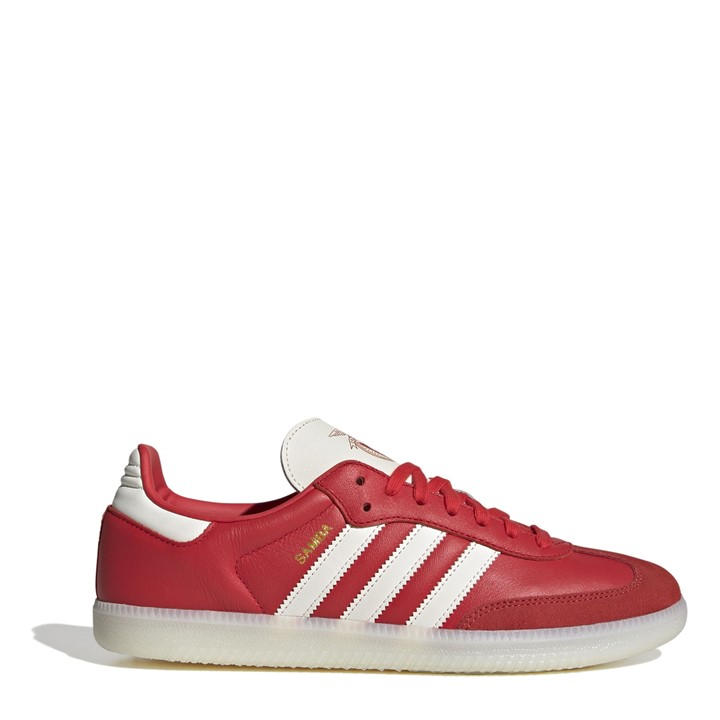 Adidas Men's Red Samba Club Shoes Size 11