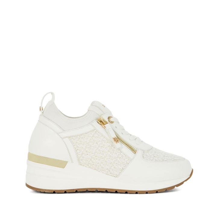 Dune London Women's White Eilisia Trainers Size 7