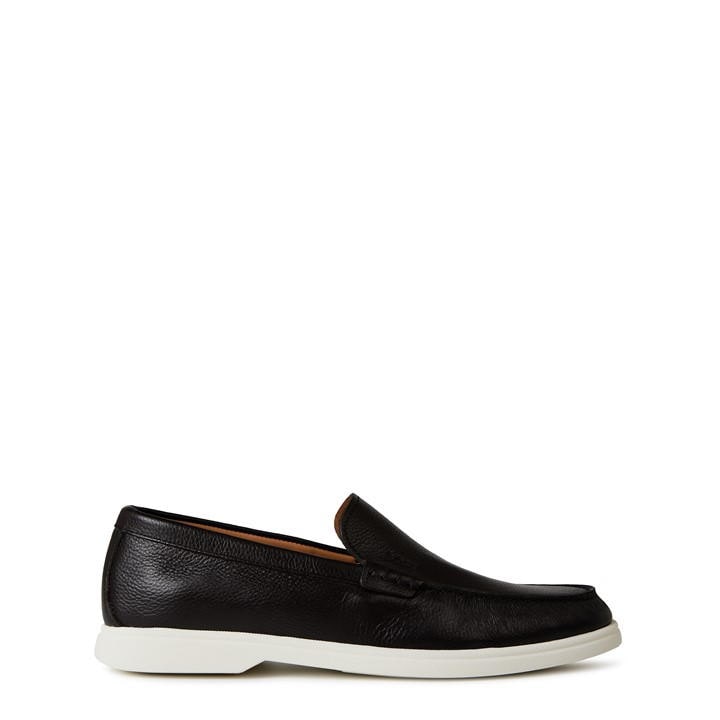 HUGO BOSS MEN'S SIENNE LOGO-EMED SLIP-ON LOAFER
