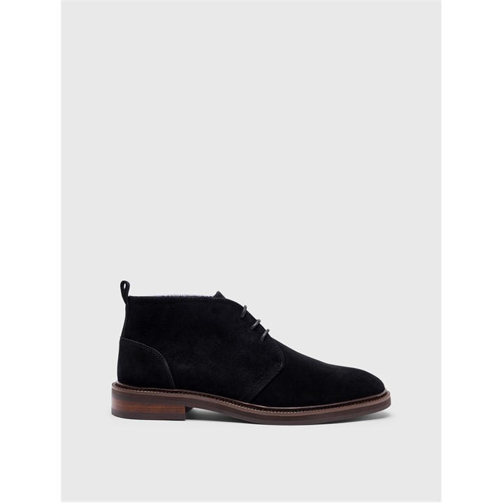 Pretty Green Men's Black Handley Boots